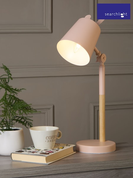 Searchlight White Floppy Desk Lamp (V16155) | £23