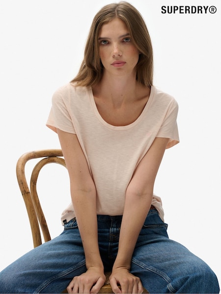 Superdry Cream Studios Scoop Neck T-Shirt (V16249) | £20