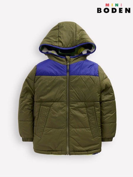 Boden Green Reversible Cosy Borg Jacket (V16479) | £59 - £65