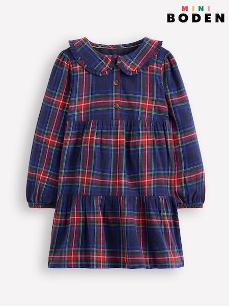 Boden Sky Blue Minna Collared Woven Dress (V16792) | £35 - £39