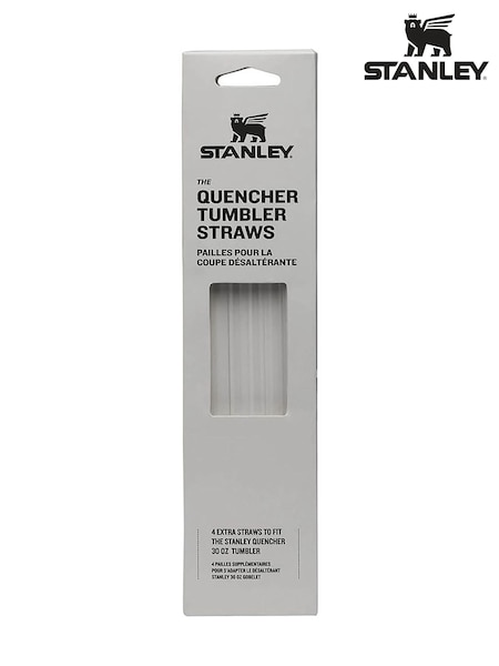 Stanley Clear Quencher Tumbler Straws 40oz 0.89L 4 Pack (V16826) | £13