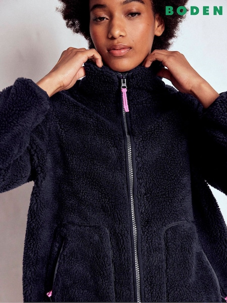 Boden Blue Westminster Borg Jacket (V16885) | £139