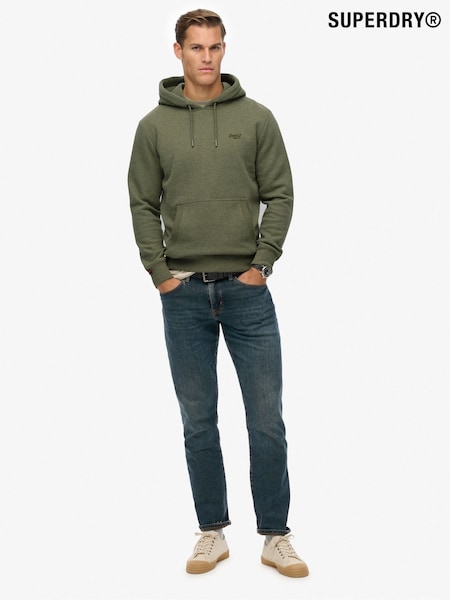 Superdry Green Essential Logo Hoodie (V16940) | £50