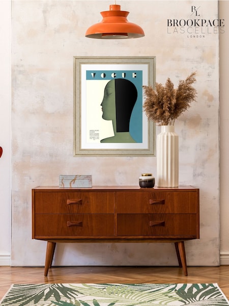 Brookpace Lascelles Multi Hand Made in UK Vogue December 11 1929 Abstract Fashion Wall Art  40 x 50cm (V16965) | £150