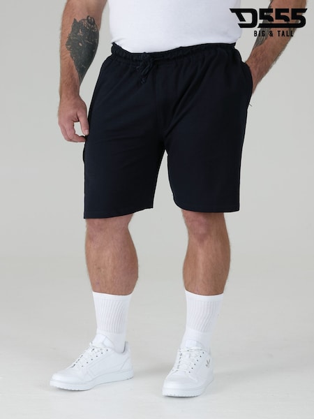 D555 Blue JOHN Lightweight Fleece Cotton Cargo Shorts  With Zipper Pockets (V17586) | £20