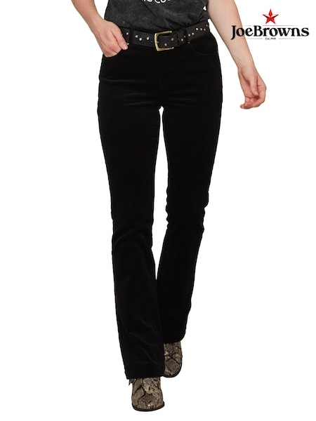Joe Browns Black Beautiful Bootcut Cords Trousers (V17600) | £50