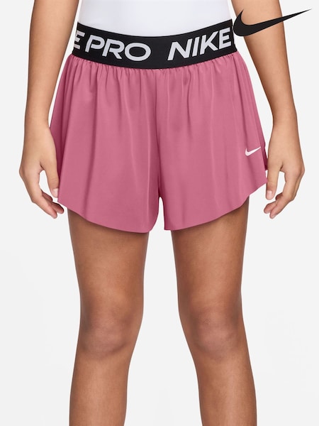 Nike Peony Pink Pro Dri-FIT 2 In 1 Shorts (V17856) | £30
