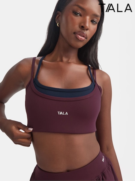 TALA Purple Double Layer Strappy Bra (V19074) | £46