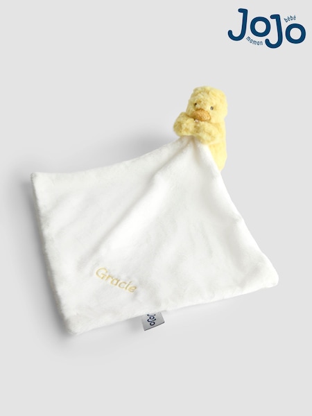 JoJo Maman Bébé Yellow Dilly Chick Personalised Comforter (V19114) | £20