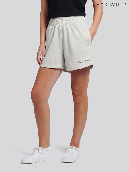 Jack Wills Light Ash Marl Stuckton LB Shorts (V19303) | £25