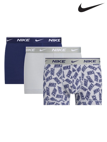Nike Grey Trunks 3 Pack (V19462) | £36