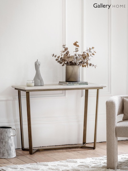 Gallery Home Natural Aero Console Table (V19661) | £720