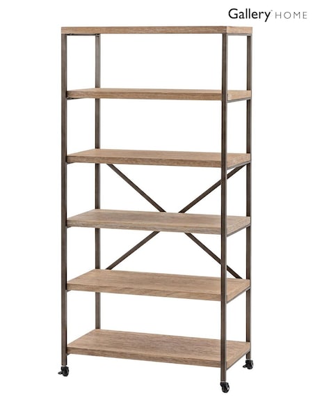 Gallery Home Light Wood Briarwood Tall Display Unit (V19665) | £360