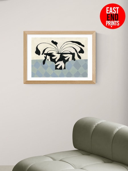 East End Prints Oak Dove Peace Vase Wall Art Print by Jazmine Joye (V19693) | £50 - £130