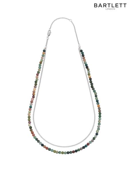 Bartlett Green Waterproof Mixed Bloodstone Double Necklace (V19716) | £45