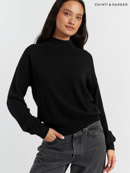 Chinti & Parker Wool Cashmere Funnel Neck Sweater (V19796) | £95