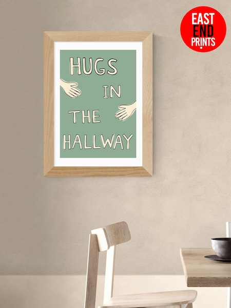 East End Prints Oak Hugs In The Hallway Wall Art Print by Amber May Art (V19882) | £50 - £130