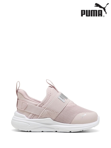 Puma Pink Soft Wired 2 Sliptech Girls Sneakers (V19999) | £32