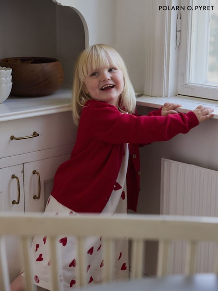 Polarn O. Pyret Red Cardigan (V20201) | £28