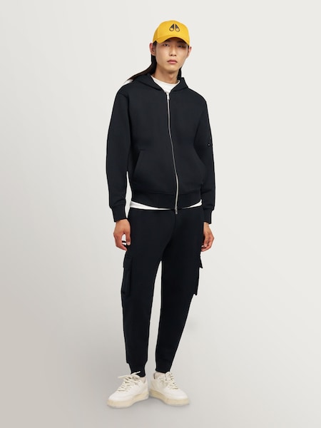 Moose Knuckles Black Hartsfield Cargo Joggers (V20221) | £235