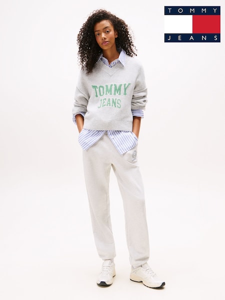 Tommy Jeans Grey Crest Joggers (V20237) | £85