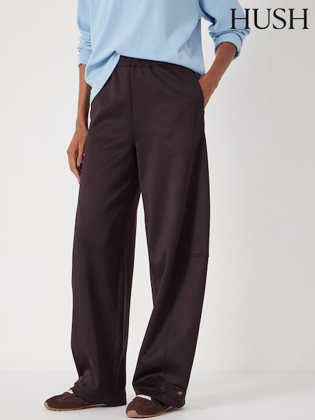 Hush Brown Barrell Leg Joggers (V20423) | £90