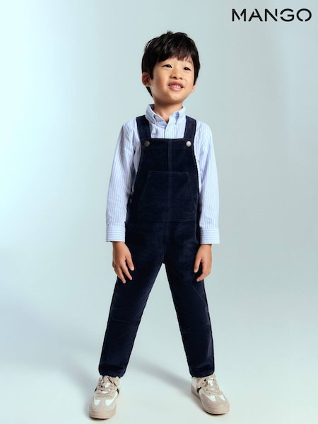 Mango Blue Long Corduroy Dungaree (V20470) | £23