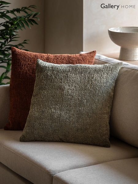 Gallery Home Olive Kael Chenille Cushion (V20488) | £20