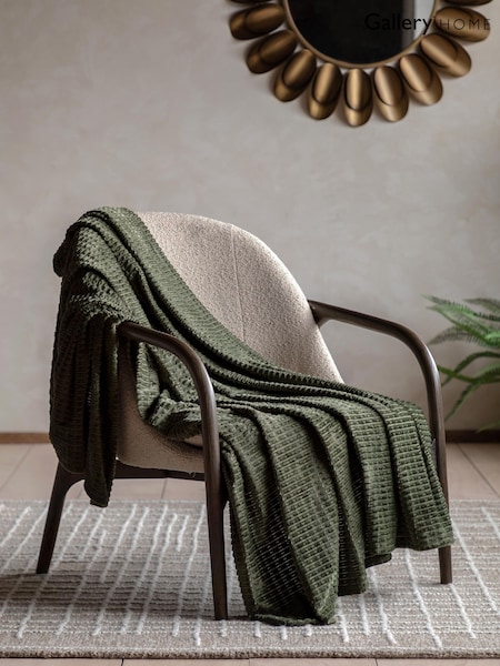 Gallery Home Olive Winslow Flannel Throw (V20489) | £19