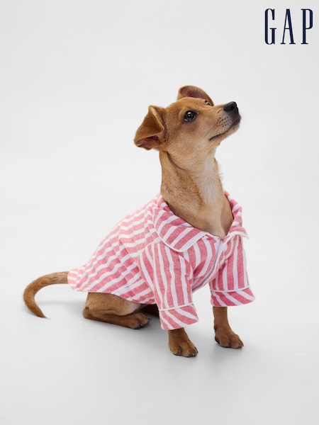 Gap Red Stripe Flannel Pet Pyjamas (V20515) | £25