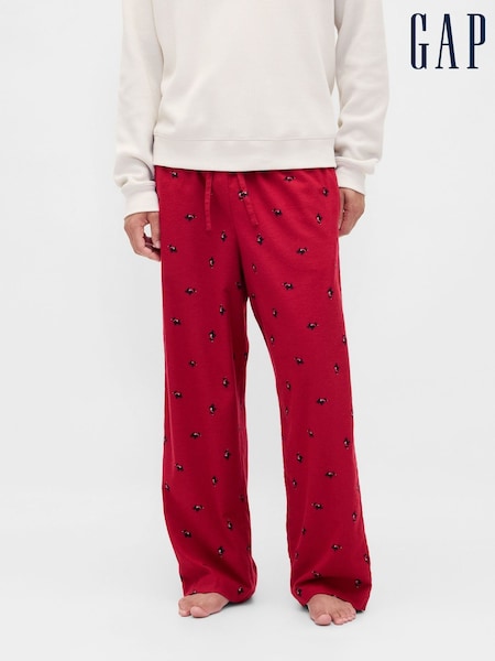 Gap Red Scottish Terrier Matching Family Christmas Pyjama Bottoms (V20560) | £25