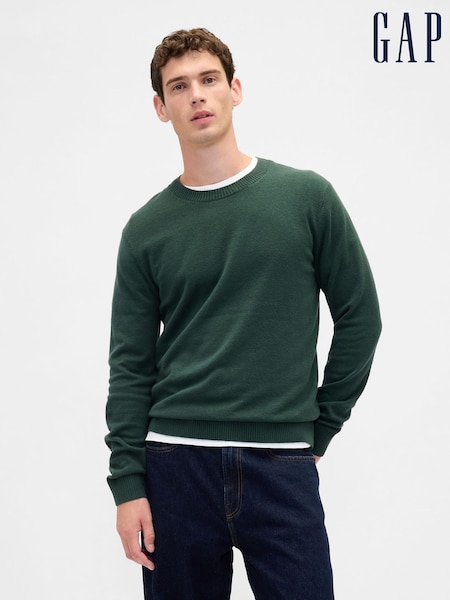 Gap Green CashSoft Crewneck Jumper (V20682) | £40