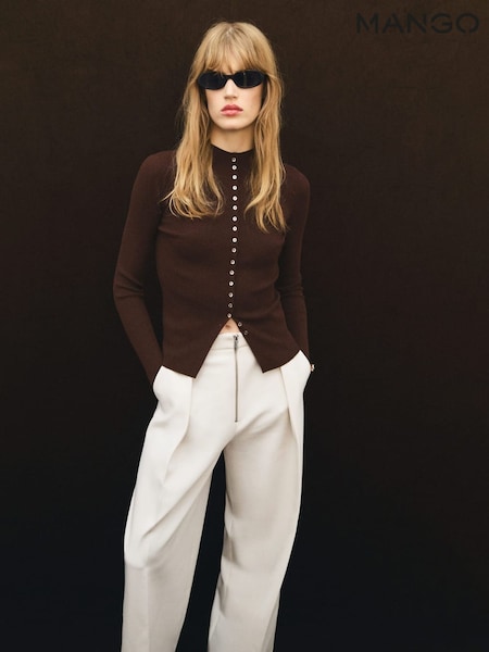 Mango Brown Cardigan Twenties (V20792) | £50