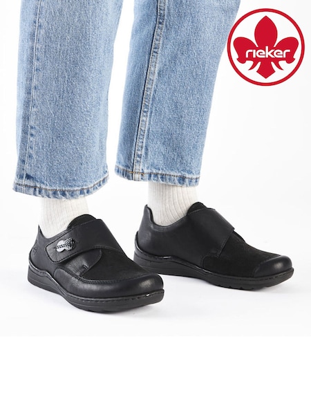 Rieker Hook & Loop Shoes (V22153) | £65