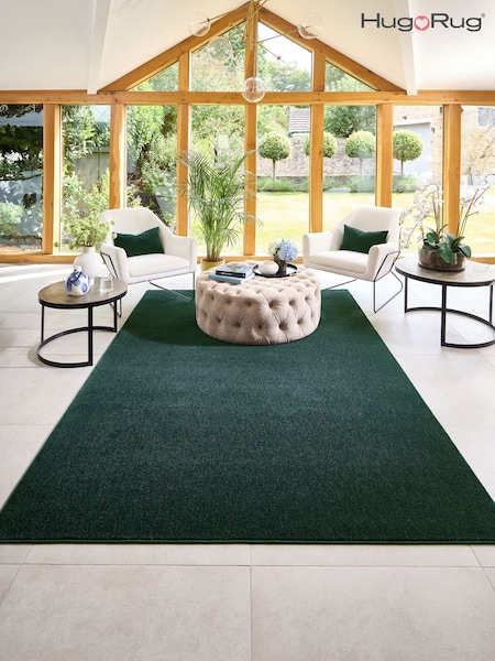 Hug Rug Forest Green Sense Rug (V22464) | £230 - £495