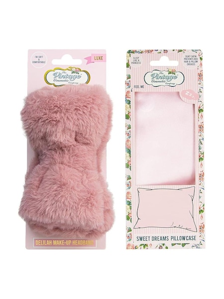 Danielle Creations Makeup Headband & Satin Pillow Case Set (V22565) | £20