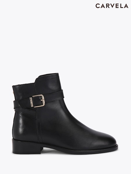 Carvela Black Ankle Boot Wide Fit Boots (V22751) | £129
