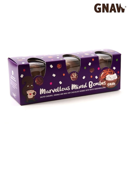 Gnaw Marvellous Mixed Hot Chocolate Bombe Gift Set (V22787) | £14