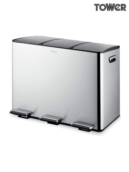 Tower Stainless Steel 45L Pedal Bin (V22838) | £110