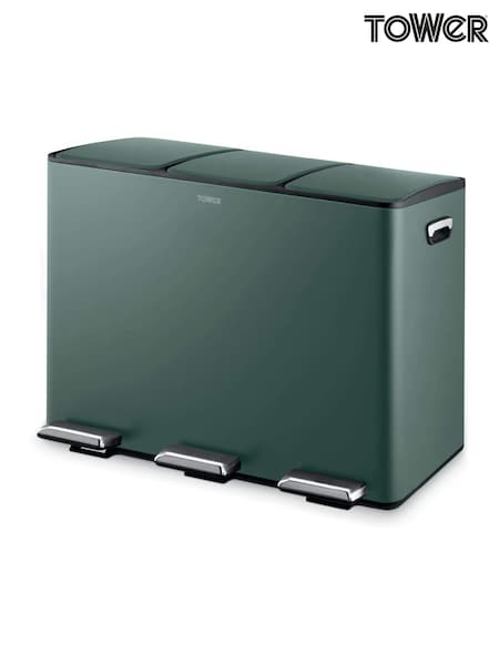 Tower Forest Green 45L Pedal Bin (V22840) | £110