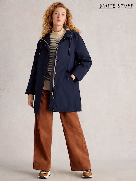 White Stuff Blue Willow Waterproof Coat (V22980) | £140