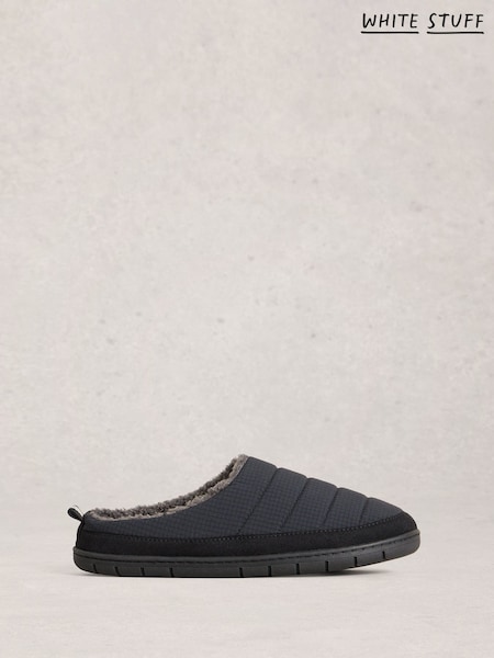 White Stuff Grey Nylon Puffer Mule (V22992) | £35