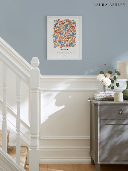 Blue Northrop Bloom 73 x 103 cm Medium Frame (V23083) | £100