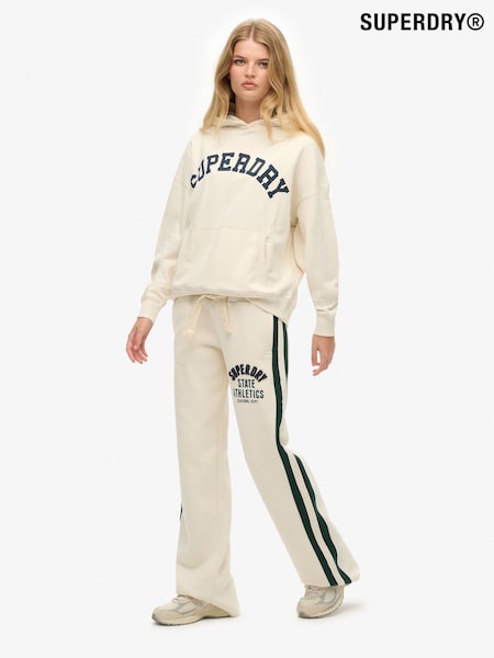 Superdry White Athletic Essentials Hockey Joggers (V23317) | £45
