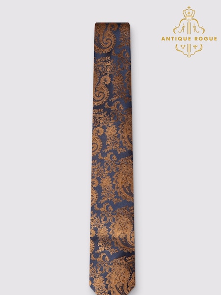 Antique Rogue Gold Paisley Tie (V23344) | £20