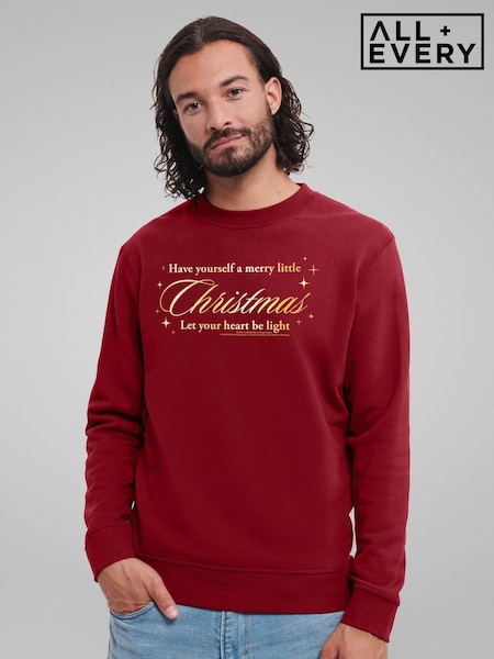 All + Every Red Have Yourself A Merry Little Christmas Lyric Judy Garland Sweatshirt (V23400) | £35