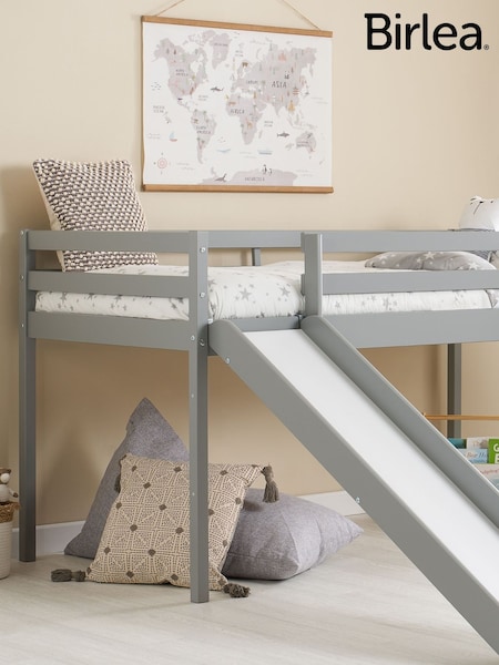 Birlea Grey Frankie Midi Sleeper Bed With Slide (V23430) | £285