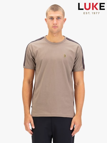 Luke 1977 Super Tram 2 Brown T-Shirt Hardnut (V23443) | £29