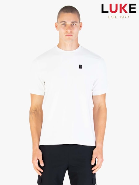 Luke 1977 Keswick White T-Shirt (V23454) | £45