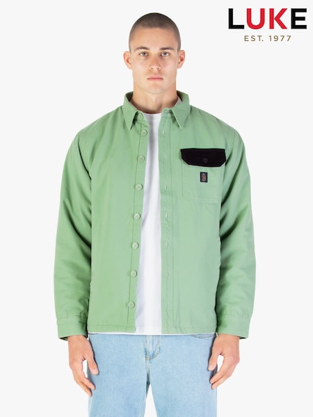Luke 1977 Green Bala 1000 Shacket (V23567) | £85